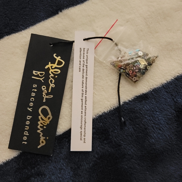 FLORENCIA EMBELLISHED MINI DRESS size 8 - Alice + Olivia - Picture 16 of 16